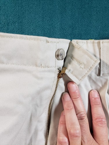 Lee Pants Size 24 W Womens Beige Khaki Career Work Stretch Mid Rise Straight NWT - Picture 8 of 17