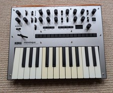 Korg Monologue Analog Synthesizer - Silver with original box & power supply
