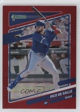 2021 Panini Donruss Variation Holo Red Joey Gallo (Pico De Gallo) #189 0it8