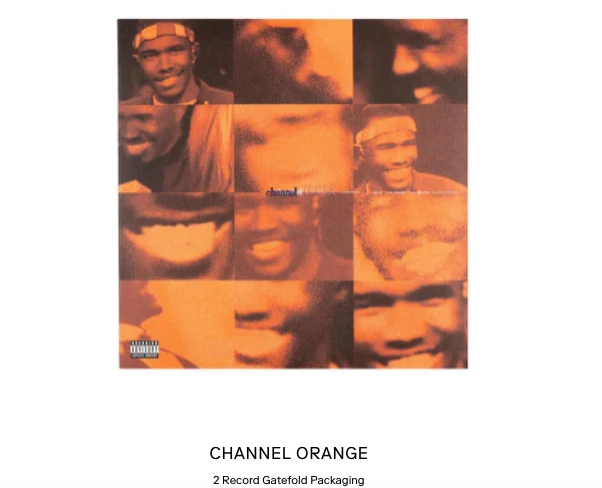Frank Ocean Channel Orange In Vinyl Records for sale | eBay