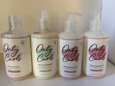 Only Curls Fragrance Free Bundle - Shampoo/Conditioner/Leave In Cond/Curl Gel