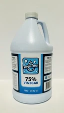 75% Vinegar - Concentrated Acetic Acid - All Natural Cleaning Vinegar - 1 Gallon