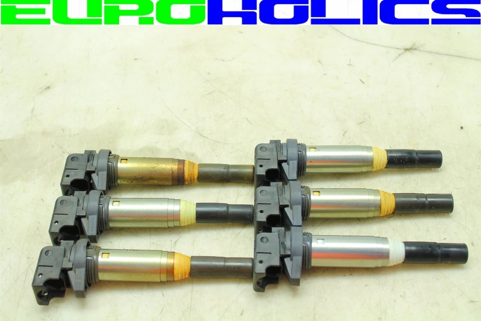 SET 6 OEM BMW Delphi F07 535i 11-19 N20 N55 Ignition Coil Ignitor 12137594596 - Image 2 of 4