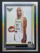 2025 Panini Donruss WNBA - Dijonai Carrington #27 - Holo Dallas Wings