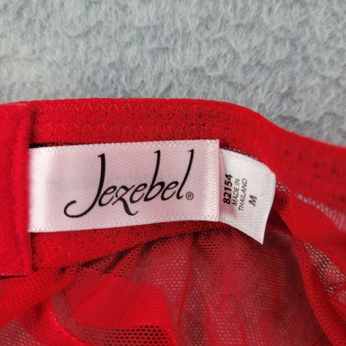 Jezebel Ruffles Galore 2 Pc Babydoll Set 82154 Red/Black Womens M NWT - Picture 14 of 17