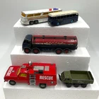 Corgi & Dinky coach and truck bundle x 5 for spares or restoration vintage J3