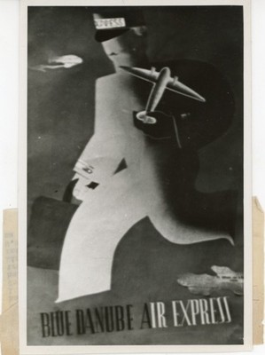 Photo Poster in the Austrian Museum, Blue Danube Air Express,... - 11034405