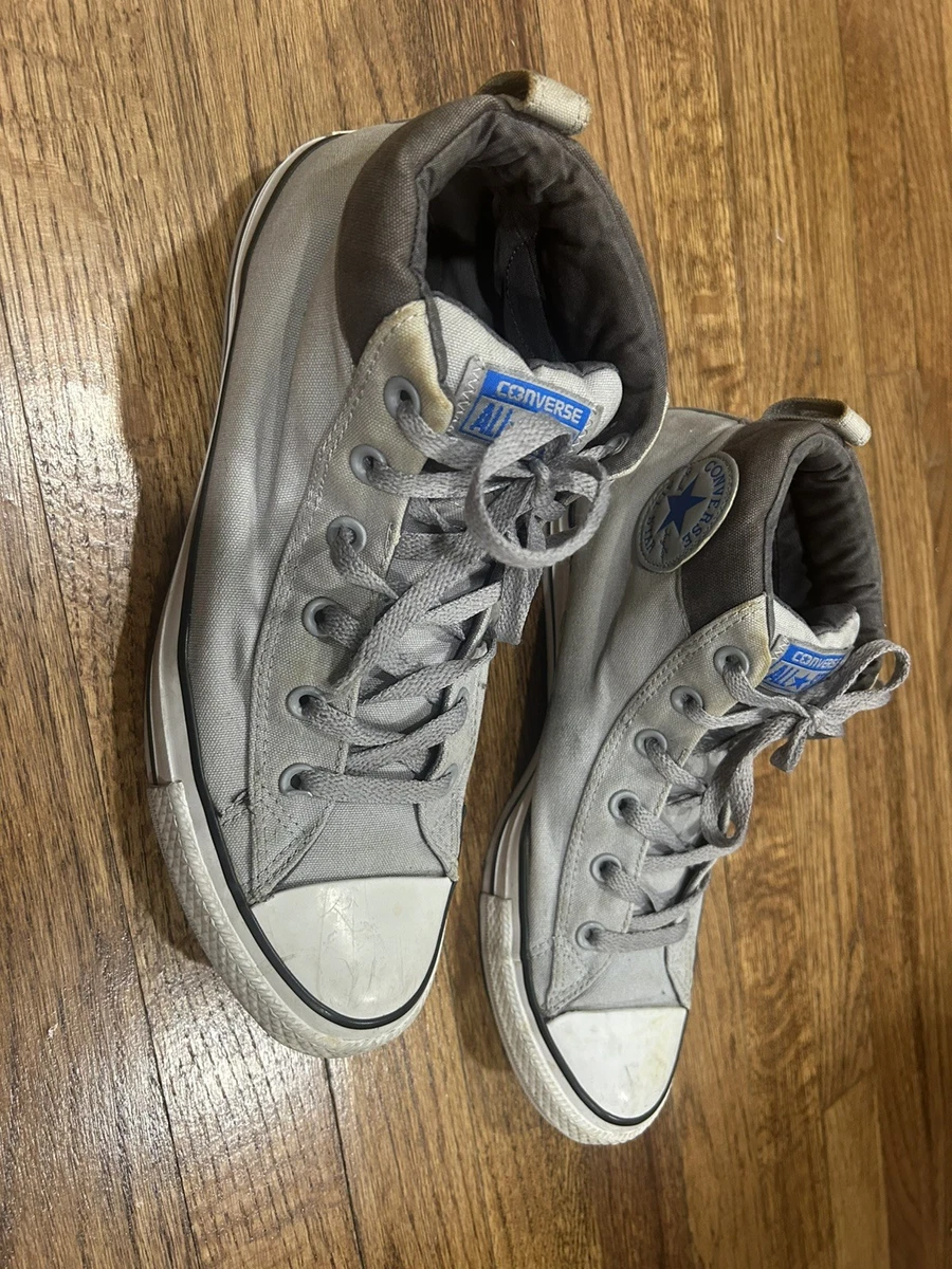 Converse All Star Syde Street High-Top Unisex Gray Sneakers Size W/7 M/5 Converse Chuck Taylor All Star Syde Street Mid Gray for Sale  main image 2