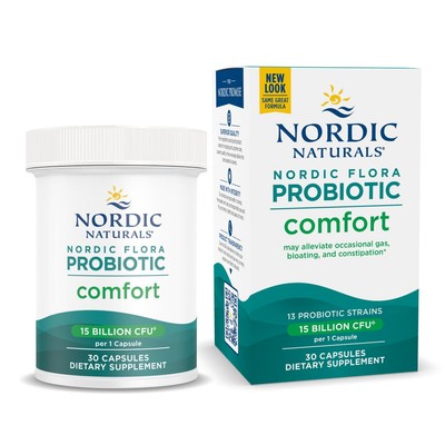 Nordic Naturals Flora Probiotic Comfort - Probiotic for Digestive Issues, 30 Ct