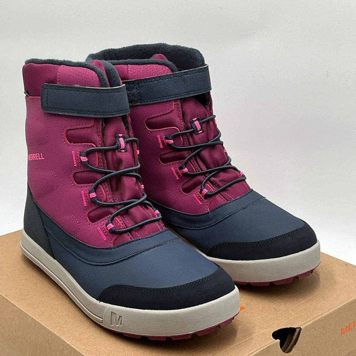 Merrell Snow Crush 2JRWP Wheat Waterproof boots (toddler 04) ML263714 New in Box Timberland 6 Inch Waterproof Boot Wheat Nubuck Premium Size 5.5 main image 4