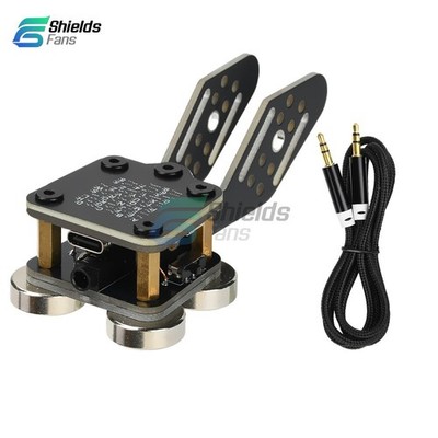 Dual-paddle Auto Key Morse Code CW Mechanical Switch Magnet Morse Code Trainer