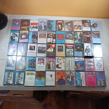 Mixed Lot Of 50 Cassette Tapes, 60  s 70's 80's 90's, Country, Oldies, NOT TESTED
