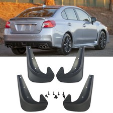 4x Wearing Flaps Mudguards Fender Splash Guards Black For Subaru Wrx Sti Impreza 4x Wearing Flaps Mudguards Fender Splash Guards Black For Subaru Wrx Sti Impreza