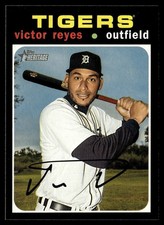 2020 Topps Heritage Victor Reyes Detroit Tigers #192