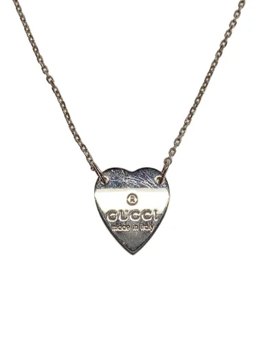 GUCCI SV925 Collana in argento con top da donna usata