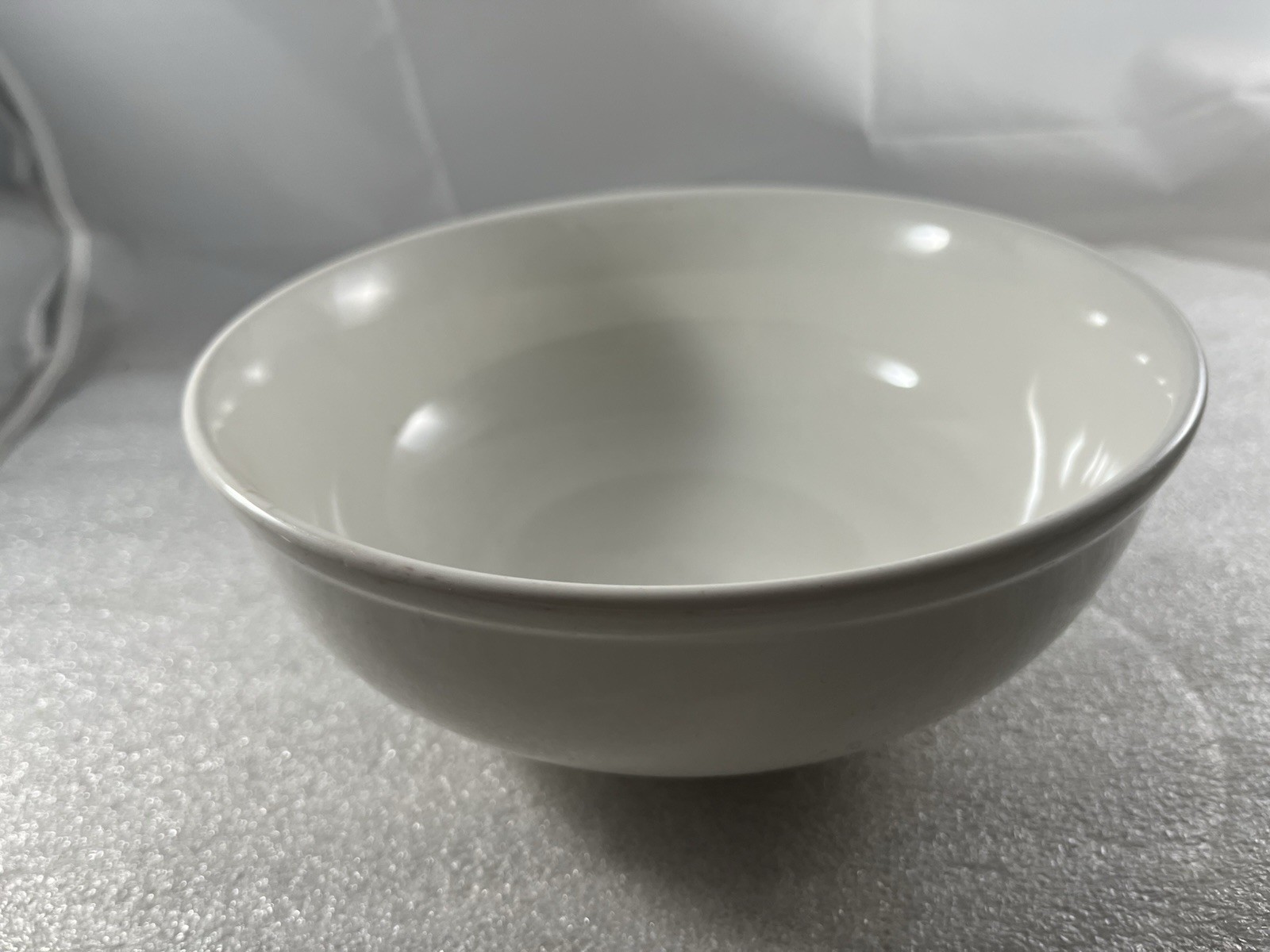 Vintage Cameo White 8” Porcelain Bowl Durable China