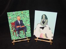 BARACK & MICHELLE OBAMA SMITHSONIAN NATIONAL PORTRAIT GALLERY 5X7 POSTCARDS