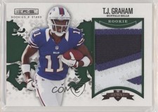 2012 Rookies & Stars Rookie Crusade Green Materials Prime 17/25 TJ Graham no9