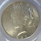 1923-D PCGS-64 PEACE SILVER DOLLAR BLAST WHITE GREAT CARTWHEELS