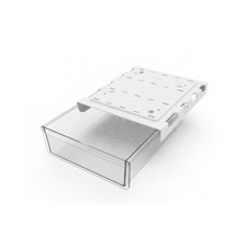 Under Desk Hidden Storage Drawer - Self-Adhesive & Screw-Mounted Sliding Desk