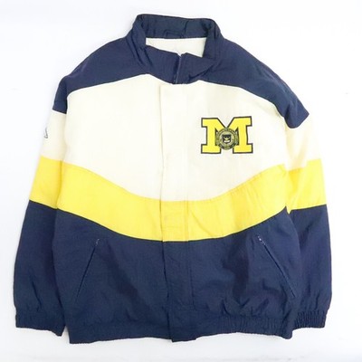 Vintage Michigan Wolverines Apex One Puffer Jacket XL 90s NCAA