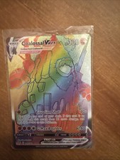 Pokémon Coalossal VMAX 189/185 Swsh04: Vivid Voltage Rainbow Secret Rare  on eBay