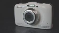 Nikon Coolpix S32 13.2MP Waterproof Digital Camera - White