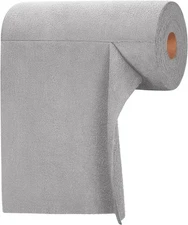 Tear-A-Rag Roll -50 Pack, 12 x 12 Microfiber Cleaning Cloth, Reusable (Grey)