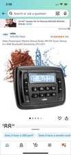 Velex Powersport Marine Stereo Radio AM FM Tuner Stereo 4 x 45W Bluetooth Stream