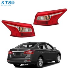 Fit For Nissan Sentra 2016-18 Driver+Passenger Side Outer Tail Light Brake Lamp