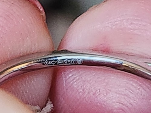 Platinum 950 - 0.76ct E/VS1 Pear Brilliant tdw 1.01ct Lab Grown Diamond Ring M - Picture 5 of 16