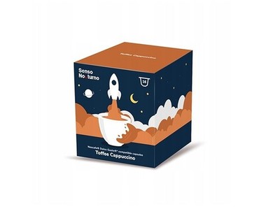 RENE DOLCE GUSTO CAPSULES - TOFFEE CAPPUCCINO COFFEE - 16 PODS = 16 COFFEE