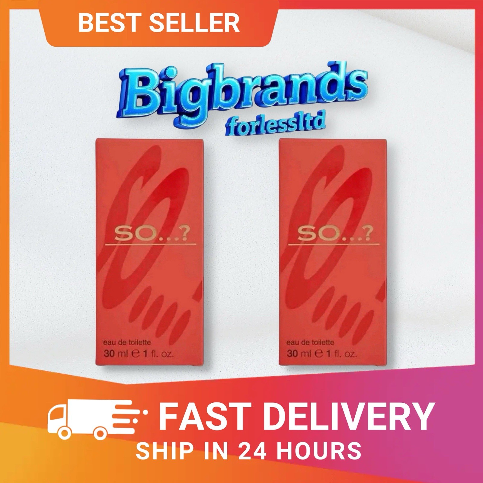 So...? Eau De Toilette perfume 30  Ml -2 Pack