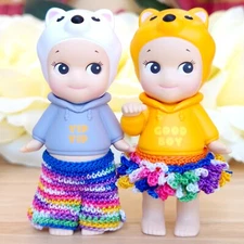 [Authentic]🐶Pomeranian Dog Time Sonny Angel –Trumpet Pants or Frilly Mini Skirt