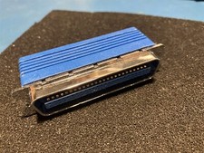Stylish Blue 50-Pin Passive SCSI Bus Terminator CD-ROM Hard Drive Vintage C50
