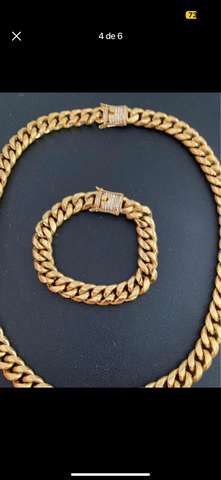 Collar de acero con pulsera Stanley para hombre Foto 2 de 4