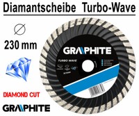 Diamant Trennscheibe Ø 230Mm Profi Beton Scheibe FüR Winkelschleifer Turbowave