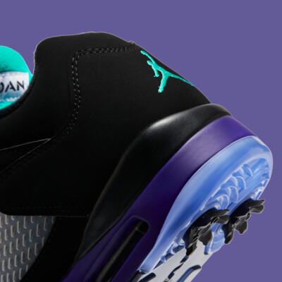 Nike Air Jordan 5 V Low Golf size 15. Black Grape Ice CU4523-001