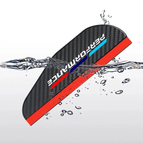 2*Side Mirror Rain Eyebrow Cover Trim For B-M-W 1 2 3 4 5 Series X1 X2 X3 X4 X5 - Picture 3 of 7