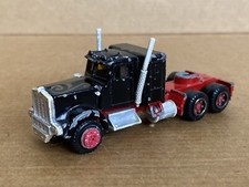 Majorette Super Movers Kenworth Semi Truck, 1:87 Scale, Die Cast, Black, RARE.
