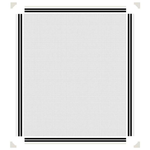 vidaXL Magnetic Insect Screen for Windows White 100x120 cm 2BB - Picture 6 of 8