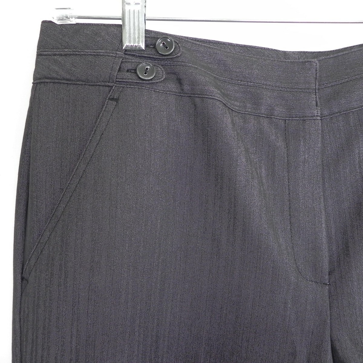 パンツ 90s LARRY LEVINE Linen Slacks Pants Larry Levine Pants Womens 16 Short Length Stretch Tailor
