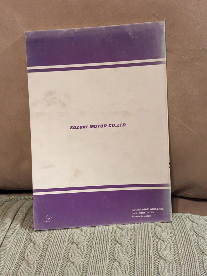 1990 90 铃木 RM80 RM 80 用户维护手册 原始设备制造商 99011-02B24-03A — 第 2/4 张图片