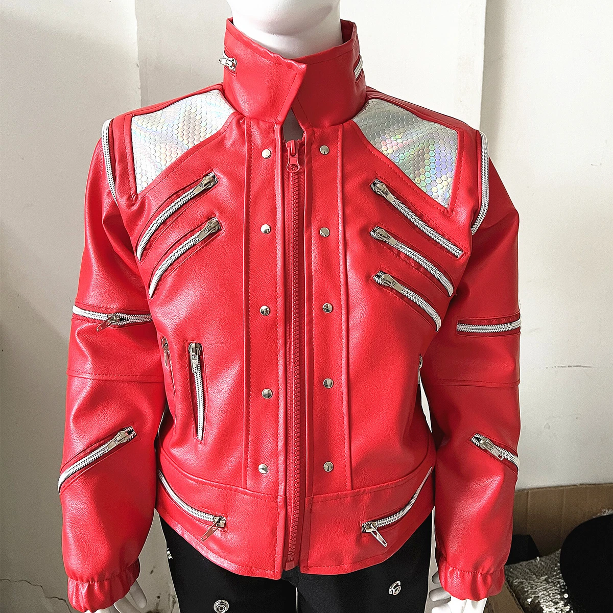 RARE MJ Michael Jackson Thriller Bambini Bambini Costumi Giacca