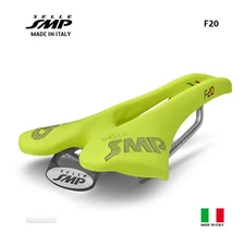 NEW Selle SMP F20 Saddle : YELLOW FLUO - MADE IN iTALY!
