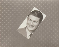 Original NBC Telop Bump Card Promo Photo 1950's Larry Storch F Troop Star DBW