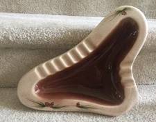 Vtg Ashtray Rocky Mountain Pottery Pine Cone Retro MCM Cigar Ashtray FREE SHIP