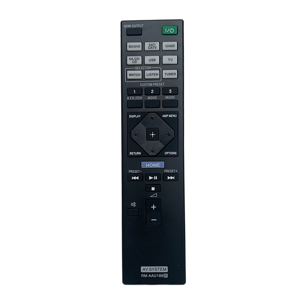 RM-U185 RM-U306 RM-U306A RM-U306B Télécommande Remplacée -VINABTY-fit Pour Sony AV System Télécommande HT-1700D STR-DE485 STR-DE585 STR-DE182 STR-DE185 STR-DE197 STR-K740P HT-DDW840