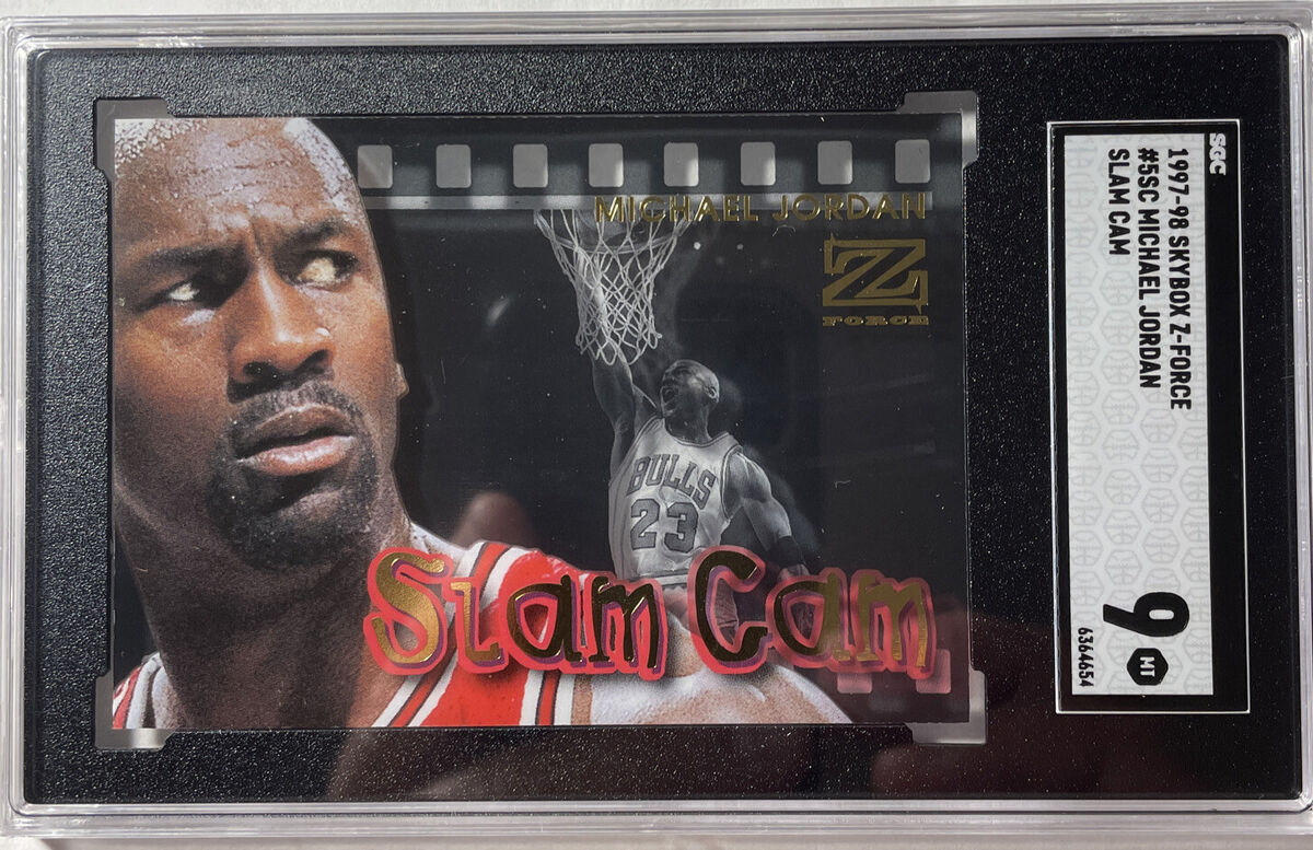 1997-98 Skybox Z-Force Michael Jordan Slam Cam 5 of 12SC SGC 1997-98 Skybox Z-Force Michael Jordan Slam Cam 5 of 12SC SGC