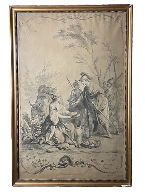 Antiker Kupferstich 18. Jahrhundert - 'David und Abigail, um 1745. von Amigoni/Wagner